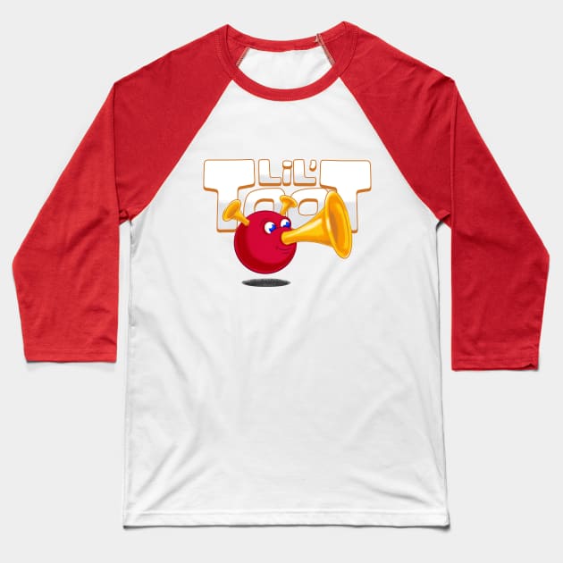 Lil' Toot Baseball T-Shirt by Ian Moss Creative